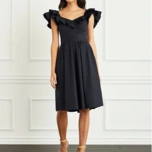 Hill House The Ava Black Midi Dress